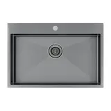Кухонная мойка Paulmark Kroner 75 (750*510) Вороненая сталь GM