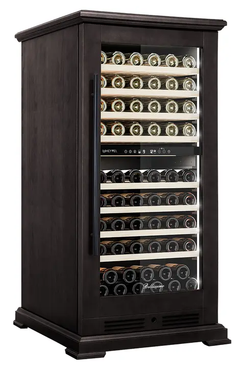Винный шкаф Meyvel MV99PRO-KBT2 (Тёмный шоколад)