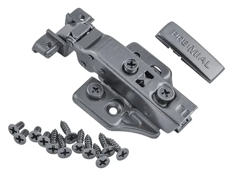 Петля 3D Premial Con Brio накладная для алюм. профиля безпруж. Black Н=0 (250520)