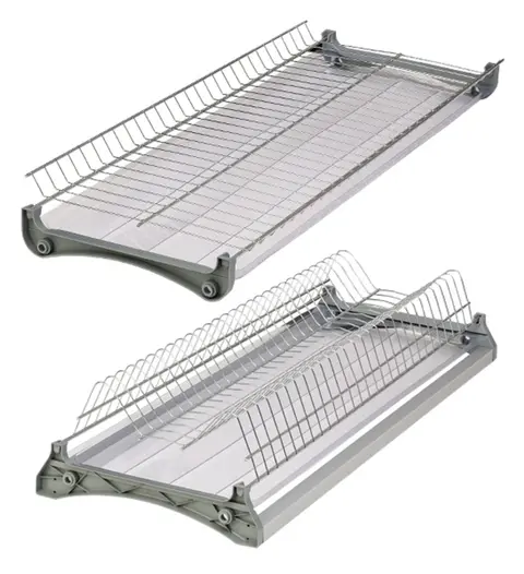 Посудосушитель Люкс 700 ХРОМ (с алюм. профилем)