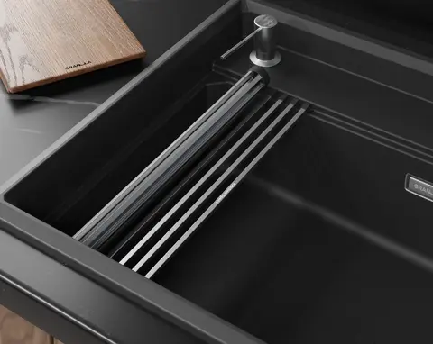 Кухонная мойка Granula KS-7308R (730х520) Черный