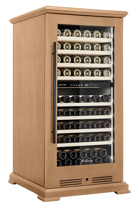 Винный шкаф Meyvel MV99PRO-KBT2 (Натуральный бук)