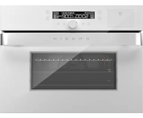 Электрический духовой шкаф HIBERG MS-VM 5115 W SMART (c СВЧ inverter)