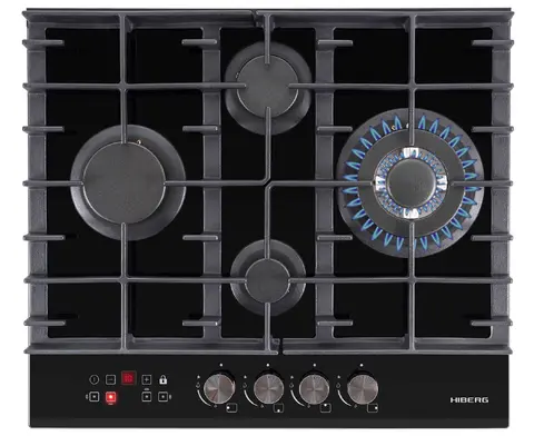 Газовая варочная панель HIBERG VM 6145 B