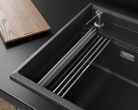 Кухонная мойка Granula KS-5807R (580х520) Черный
