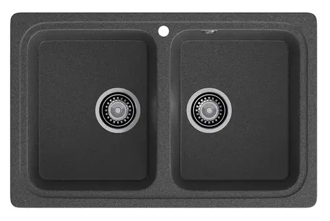 Кухонная мойка Granfest Standart 780K (786*500) Графит